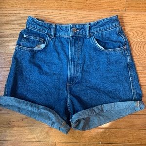 Zara Authentic Denim High-Waisted Jean Shorts
